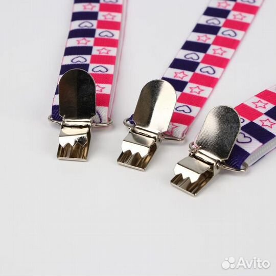 Подтяжки взрослые, ширина - 2,5 см