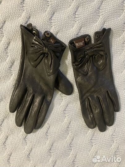 Перчатки женские натуральная кожа
