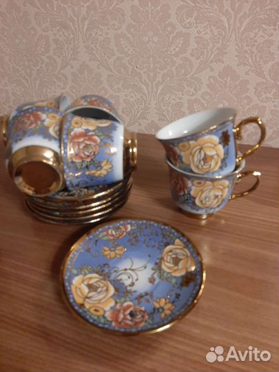 Новые чайные пары 6шт