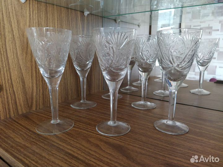 Хрустальные фужеры СССР