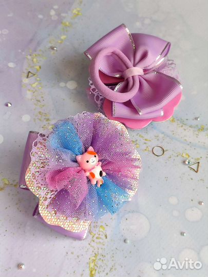 Бантики для девочек ручной работы
