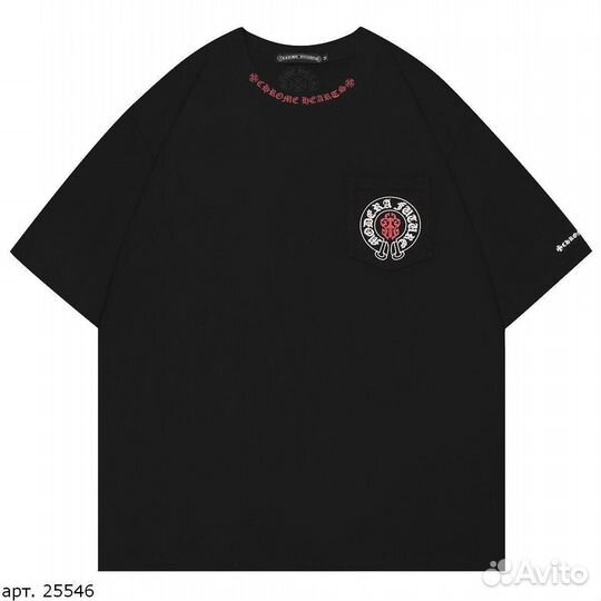 Футболка Chrome Hearts Чёрная