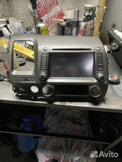 Магнитола штатная Honda civic 4d