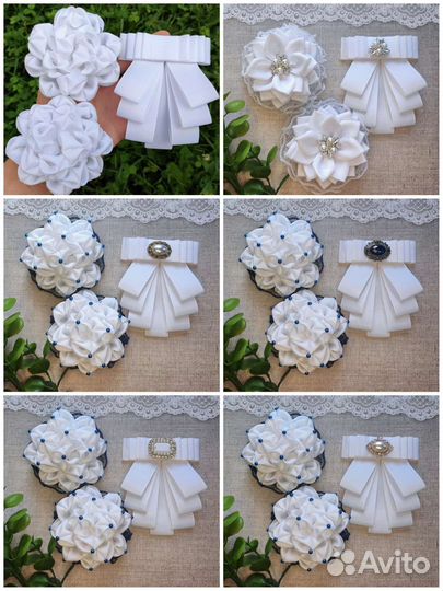 Банты и жабо для школы