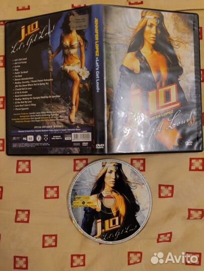 DVD диск концерт Дженнифер Лопес