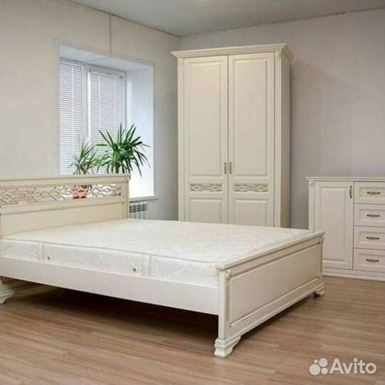 Кровать 90х200 массив