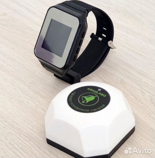 Беспроводная система/кнопка вызова официанта часы