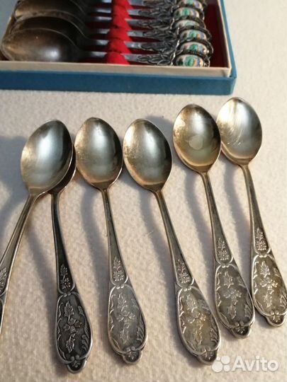 Мельхиоровые чайные ложки СССР