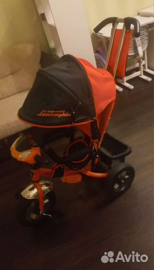 Велосипед трехколесный lamborghini