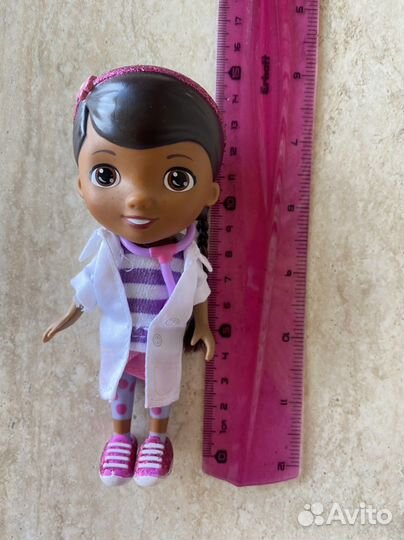 Кукла доктор Плюшева, игрушка обезьянка