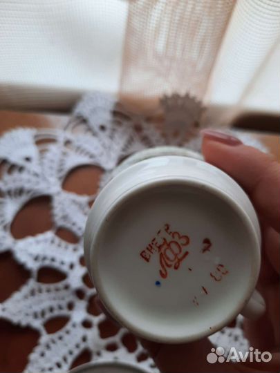 Кофейная чашка лфз костяной фарфор СССР