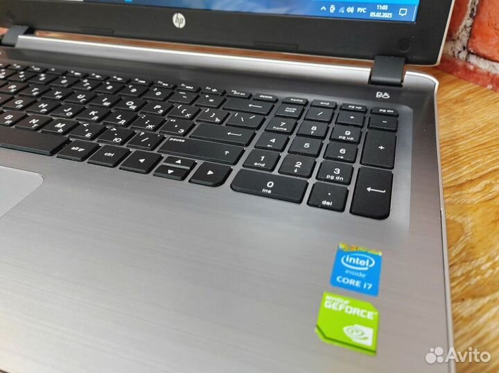 Игровой ноутбук Нр с озу 16 гб и дискретной видео