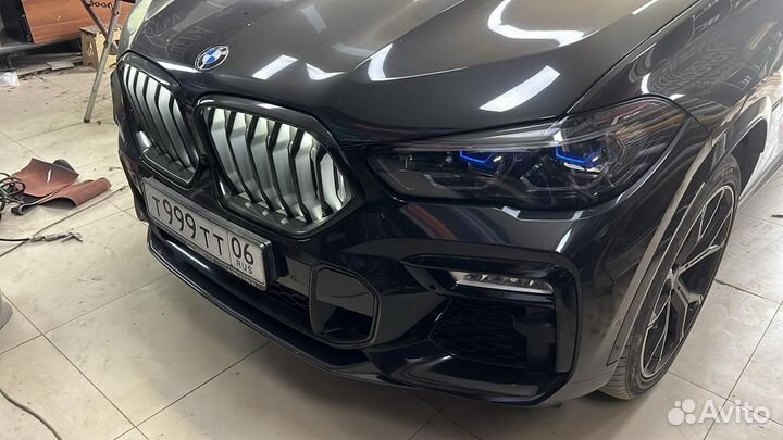 Карбоновый сплиттер BMW X6, g06