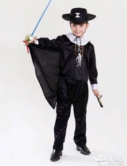 Костюм карнавальный Зорро без шляпы