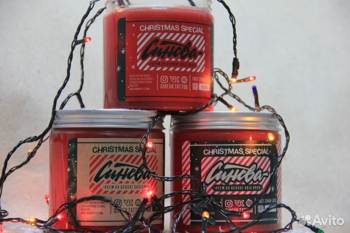 Крем Синева на основе вазелина для татуировки и пм