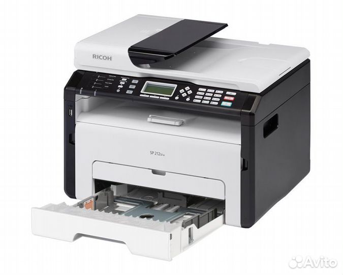 Мфу лазерное Ricoh SP 212SFNw, ч/б, A4