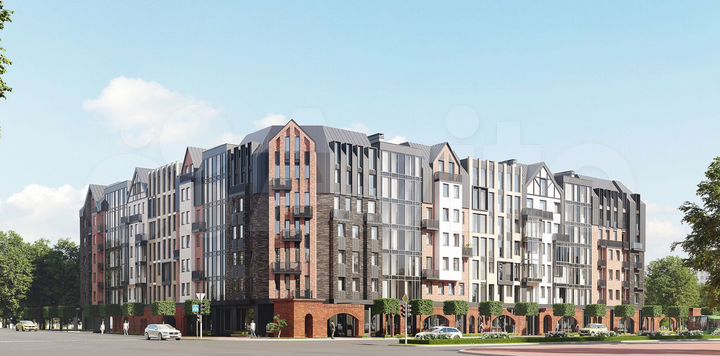 2-к. квартира, 75,2 м², 7/7 эт.