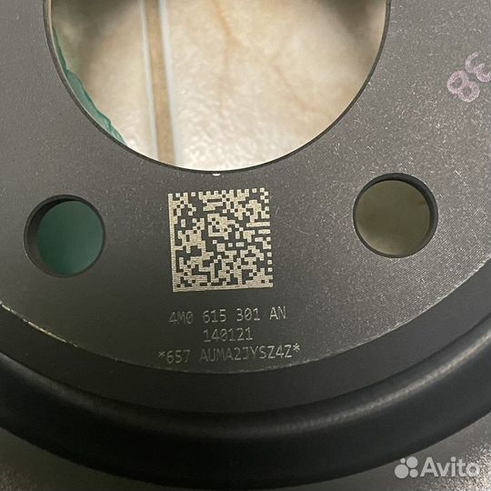 Оригинальные передние тормозные диски VAG - 301AN