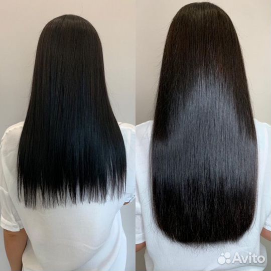 Коррекция наращённых волос