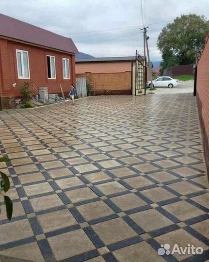 Тротуарная плитка.брусчатка. из кевларобетона