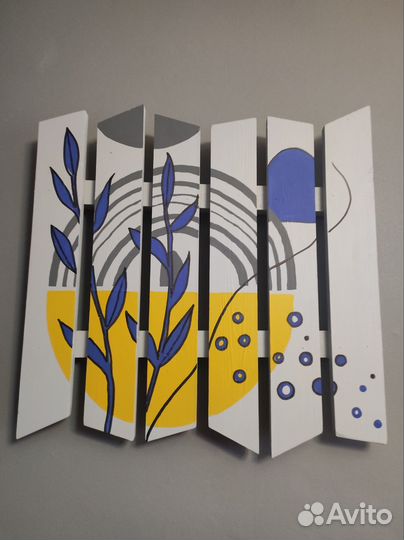 Картина дизайнерская из дерева