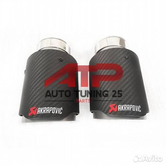 Насадка на глушитель Akrapovic style 76 - 114 (2 в