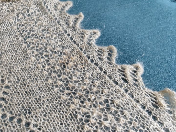 Платок пуховый бу