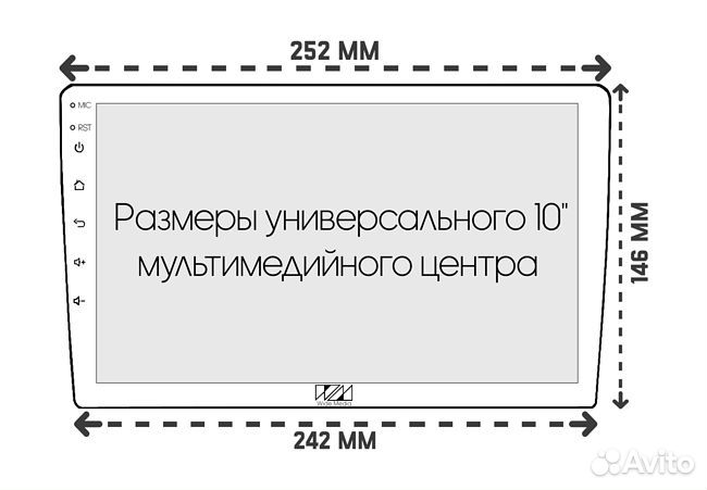 Рамка Toyota Highlander 2019+ MFA