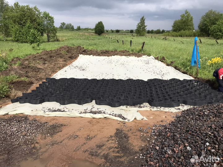Заезд на участок/парковка