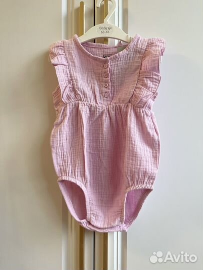 Новое боди муслиновое 86