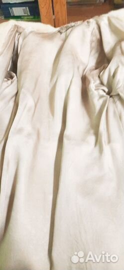 Шуба норковая бежевая 48-50