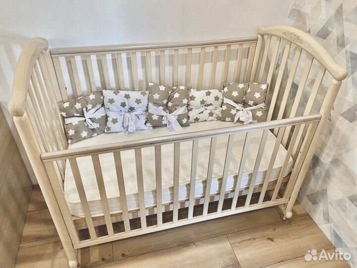 Детская кроватка Pali италия массив бука