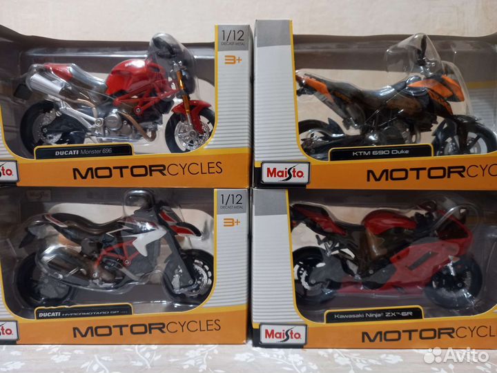 Модель мотоцикла 1:12