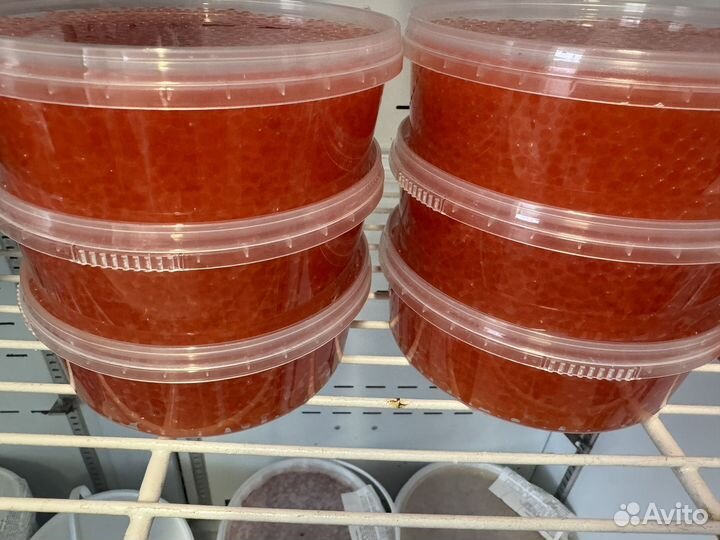 Фасованные 0.5 икра форели