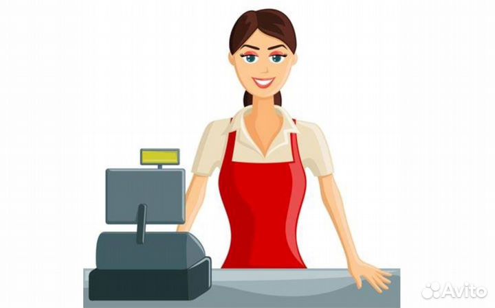 Продавец в продуктовый магазин прилавочного типа