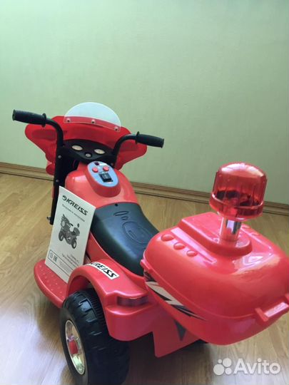 Электромобиль мотоцикл детский Kreiss