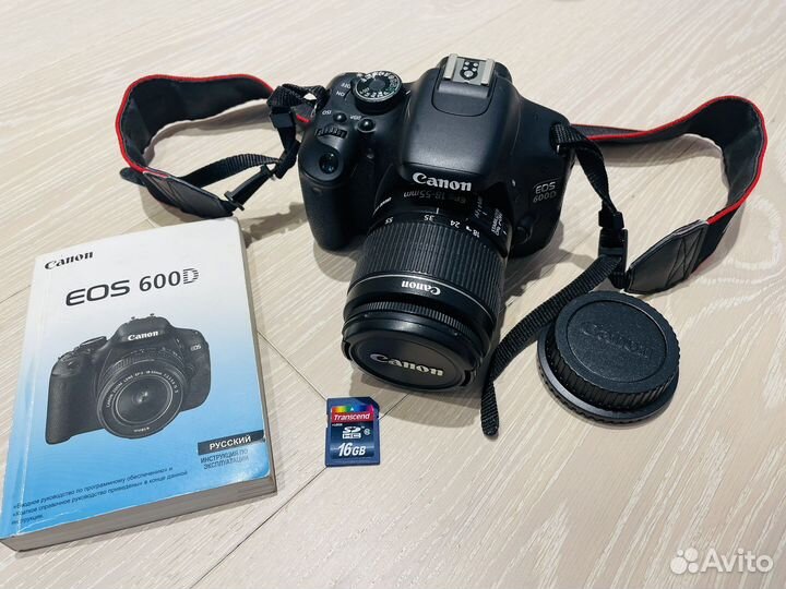 Фотоаппарат зеркальный Canon EOS 600D