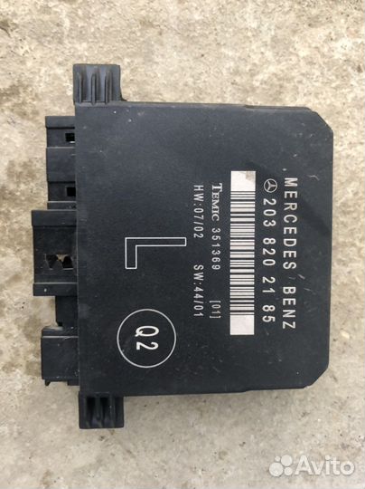 Блок комфорта Mercedes-Bens W203