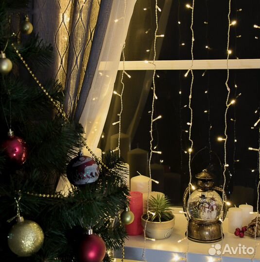 Гирлянды оптом. Гирлянда Занавес оптом