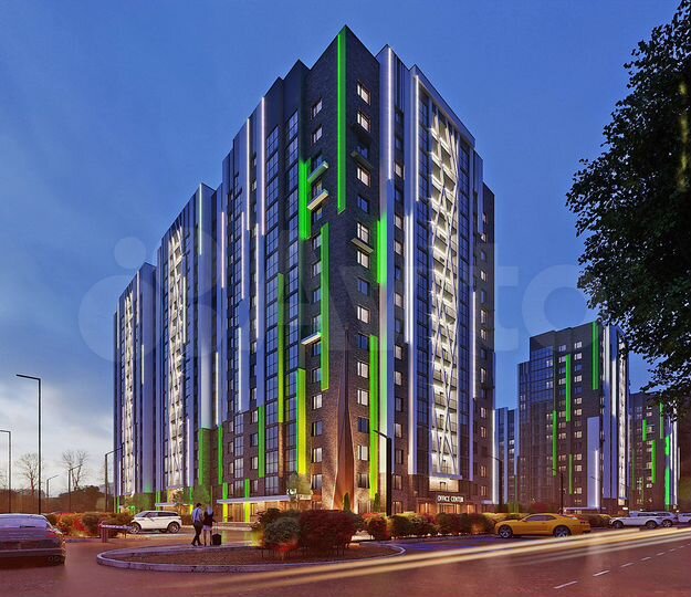 3-к. квартира, 69,5 м², 6/16 эт.
