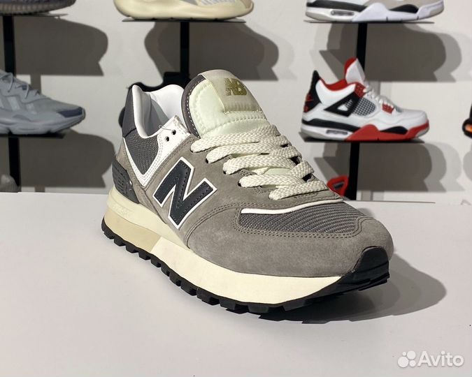 New Balance 574 Gray Classic Lux VR3