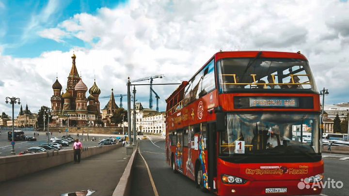 Автобусная экскурсия «city sightseeing» по Москве