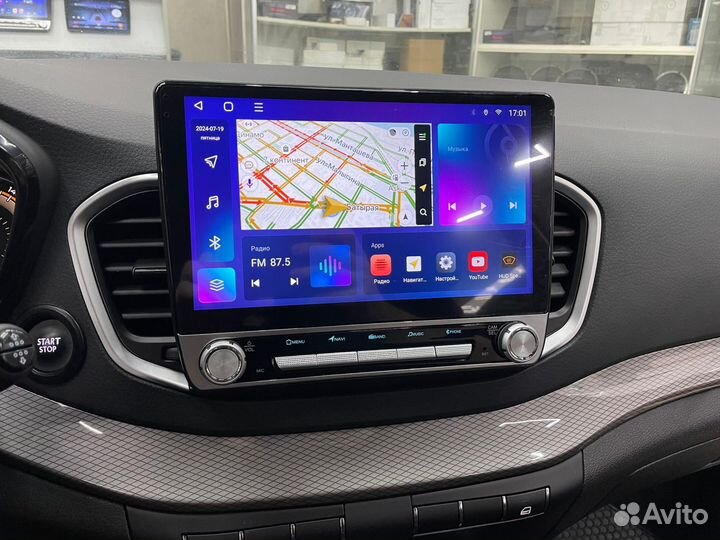 Андроид мультимедиа LADA vesta