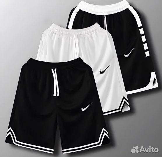 Шорты Nike / Jordan черные и белые