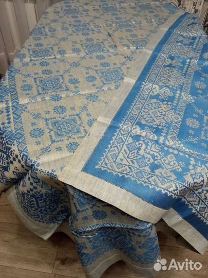 Скатерть лен СССР новая