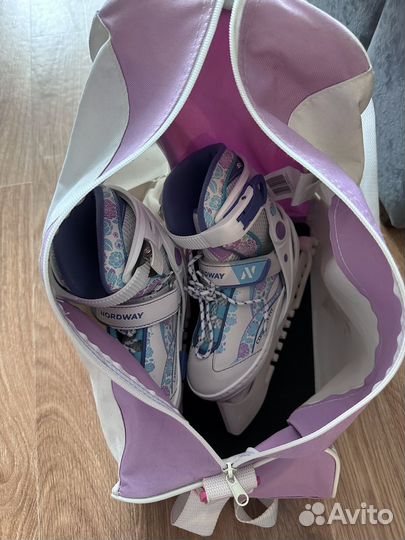 Коньки раздвижные для девочки