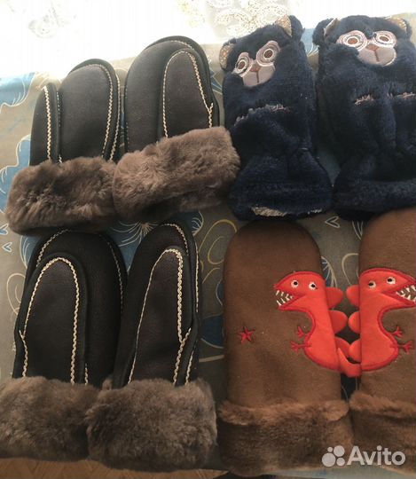 Варежки детские новые