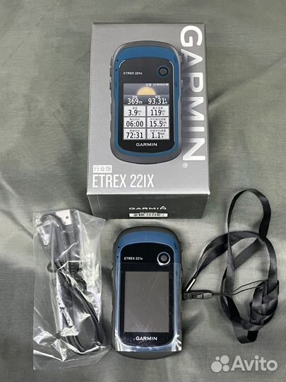 Навигатор garmin etrex 221Х, новый, с картами