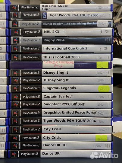Диски на PlayStation 2