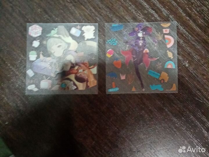 Наклейки с геншином